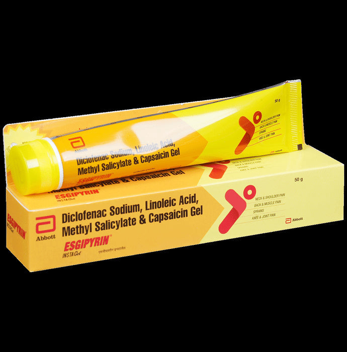 Esgipyrin Instagel | For Relief from Neck, Shoulder, Back, Muscle, Knee & Joint Pain - Nibasu