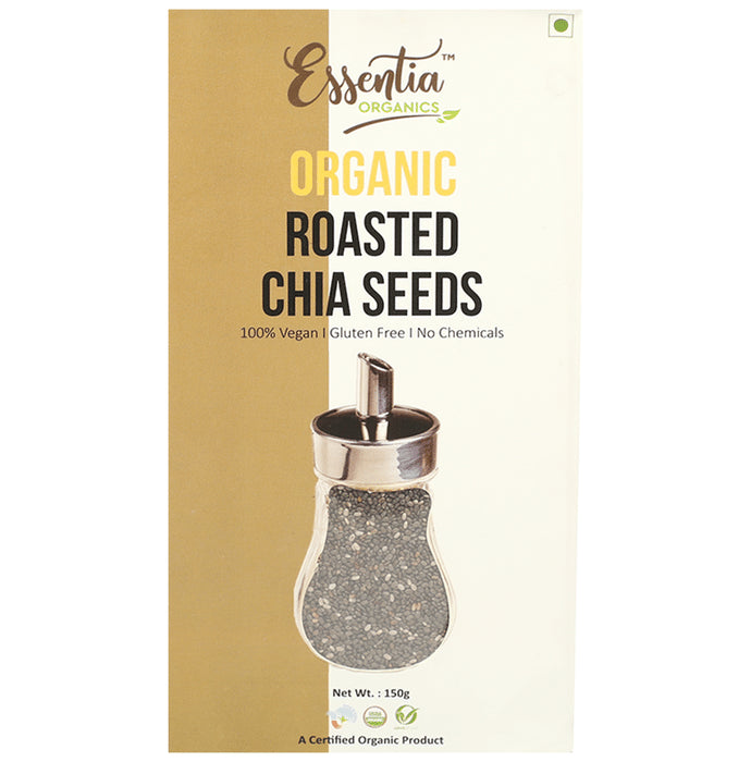 Essentia Organics Organic Roasted Chia Seeds - Nibasu