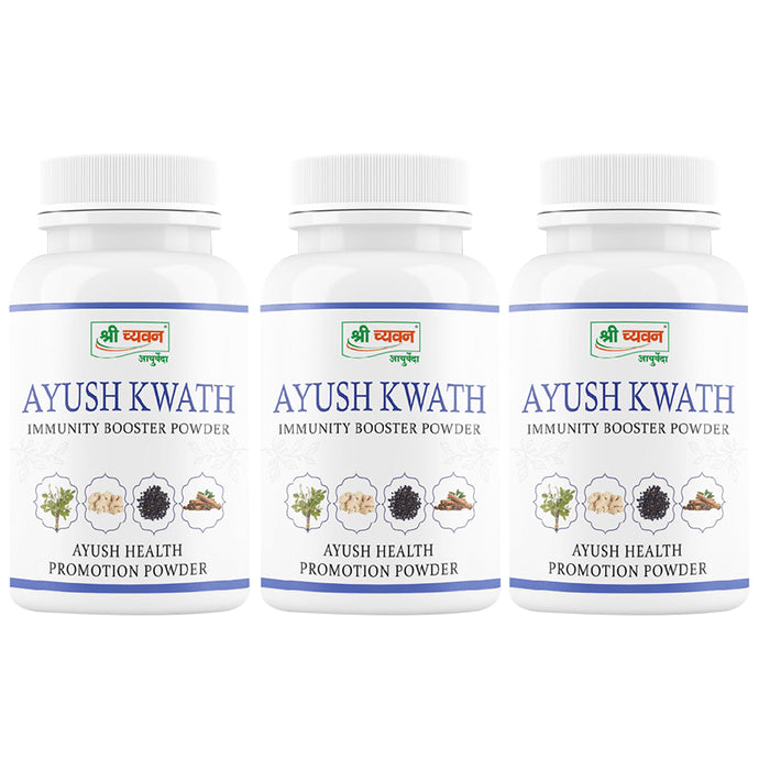 Shri Chyawan Ayush Kwath Powder (100gm Each) Buy 2 Get 1 Free - Nibasu