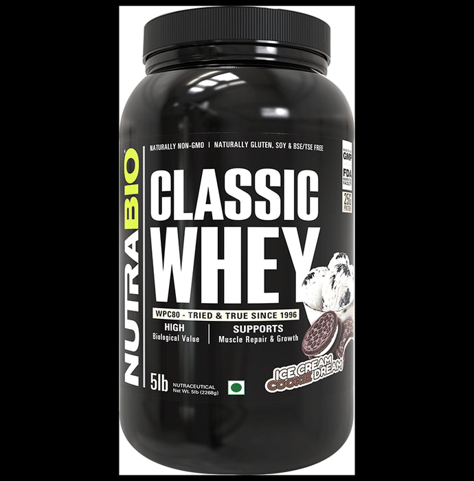 Nutra Bio Classic Whey Powder Ice Cream Cookie Dream - Nibasu