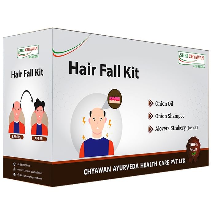 Shri Chyawan Hair fall Kit - Nibasu