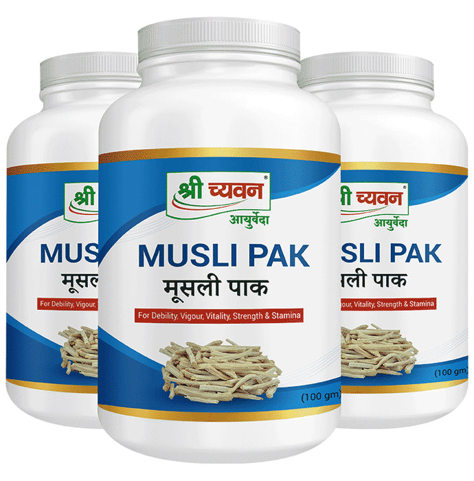 Shri Chyawan Musli Pak Powder (100gm Each) - Nibasu