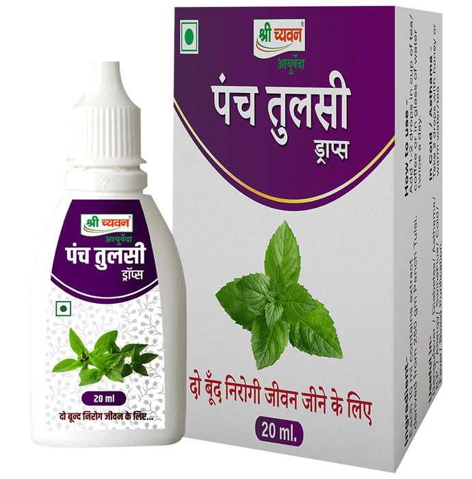 Shri Chyawan Panch Tulsi Drop - Nibasu