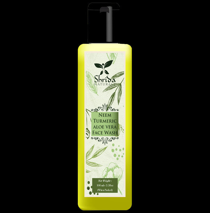 Shrida Neem Turmeric & Aloe Vera Face Wash - Nibasu