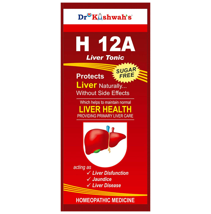 Dr Kushwah's H 12A Liver Tonic Sugar Free - Nibasu
