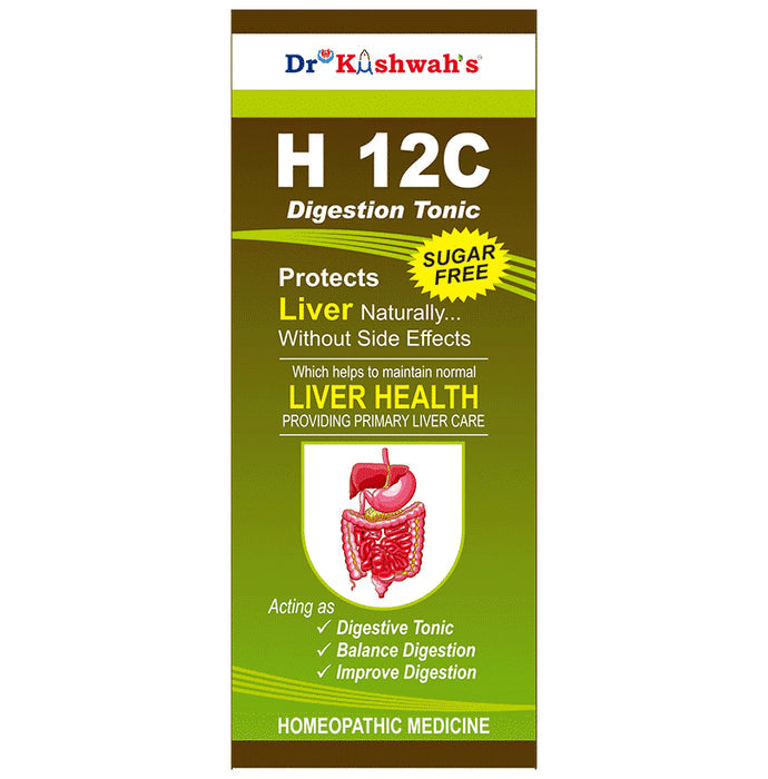 Dr Kushwah's H 12C Digestion Tonic Sugar Free - Nibasu