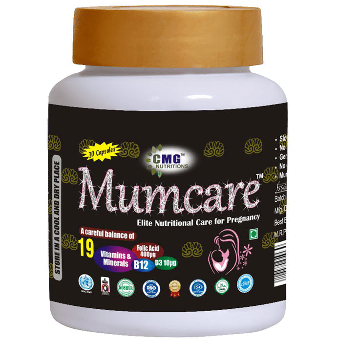 CMG Nutritions Mumcare Capsule Elite Nutritional Care for Pregnancy - Nibasu