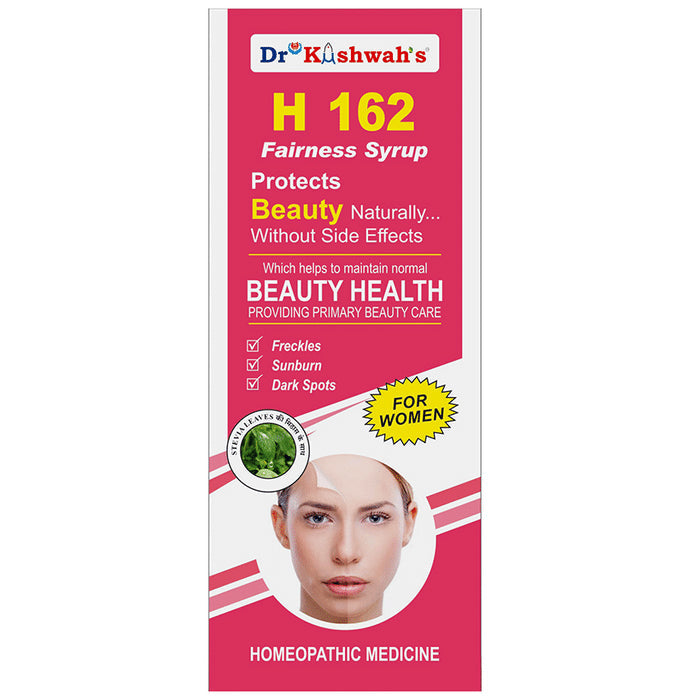 Dr Kushwah's H 162 Fairness Syrup for Women - Nibasu
