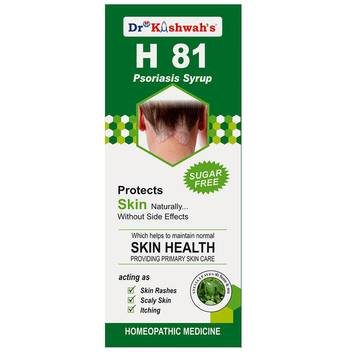 Dr Kushwah's H 81 Psoriasis Syrup - Nibasu