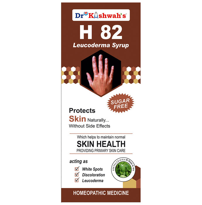 Dr Kushwah's H 82 Leucoderma Syrup - Nibasu