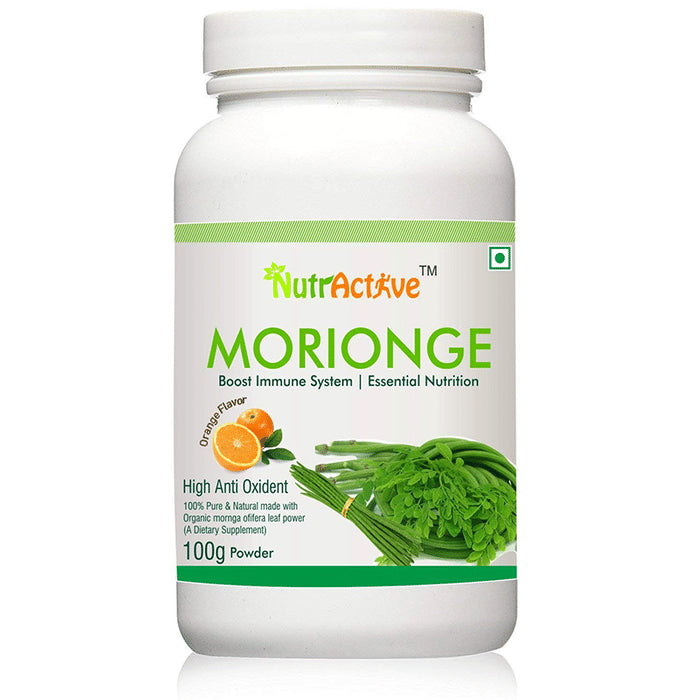 NutrActive Morionge-Organic Morionge Olifera Leaf Powder Orange - Nibasu