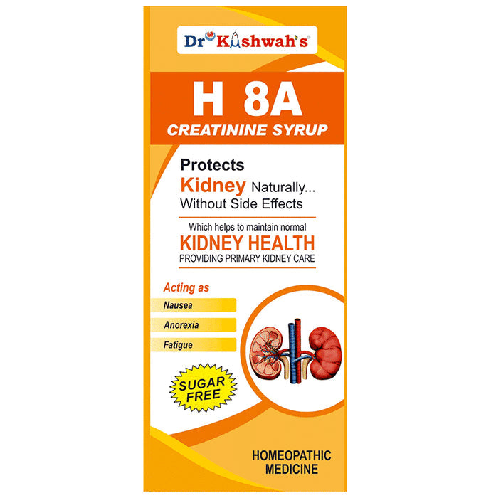 Dr Kushwah's H 8A Creatinine Syrup Sugar Free - Nibasu
