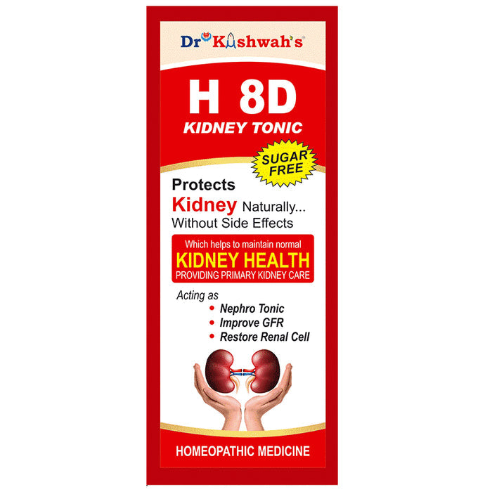 Dr Kushwah's H 8D Kidney Tonic Sugar Free - Nibasu