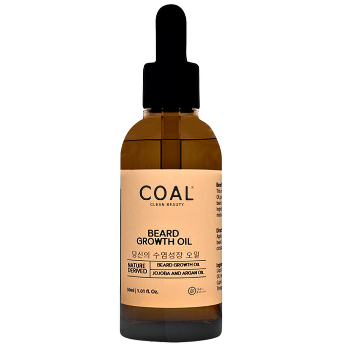Coal Clean Beauty Beard Growth Oil - Nibasu