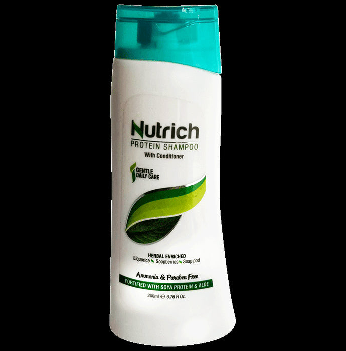 Nutrich Protein Shampoo with Conditioner Gentle Daily Care - Nibasu