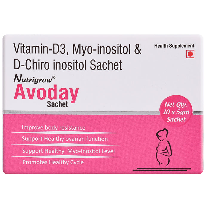 Nutrigrow Avoday Sachet (5gm Each) - Nibasu