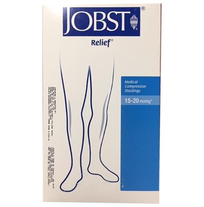 Jobst Relief CCL1 AD Below Knee Medical Compression Stockings XL Beige - Nibasu