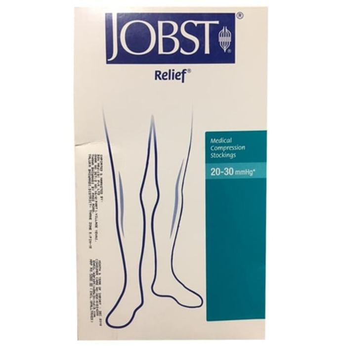 Jobst Relief CCL2 AG Above Knee Medical Compression Stockings XL Beige - Nibasu