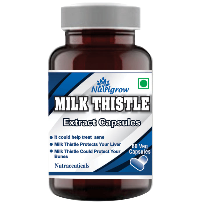 Nutrigrow Milk Thistle Veg Capsule - Nibasu