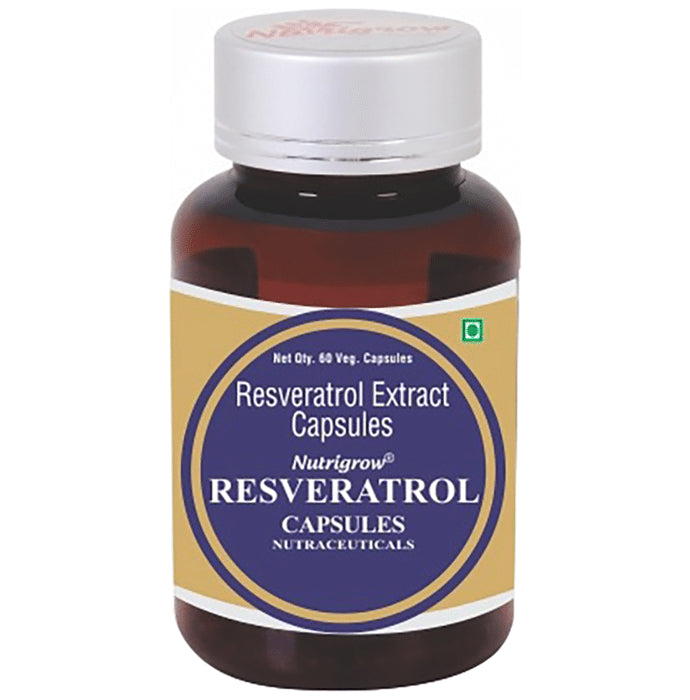 Nutrigrow Resveratrol Veg Capsule - Nibasu