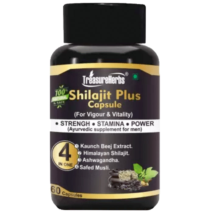 TreasureHerbs Shilajit Plus Capsule - Nibasu