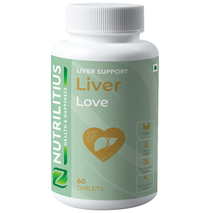 Nutrilitius Liver Support Liver Love Capsule - Nibasu
