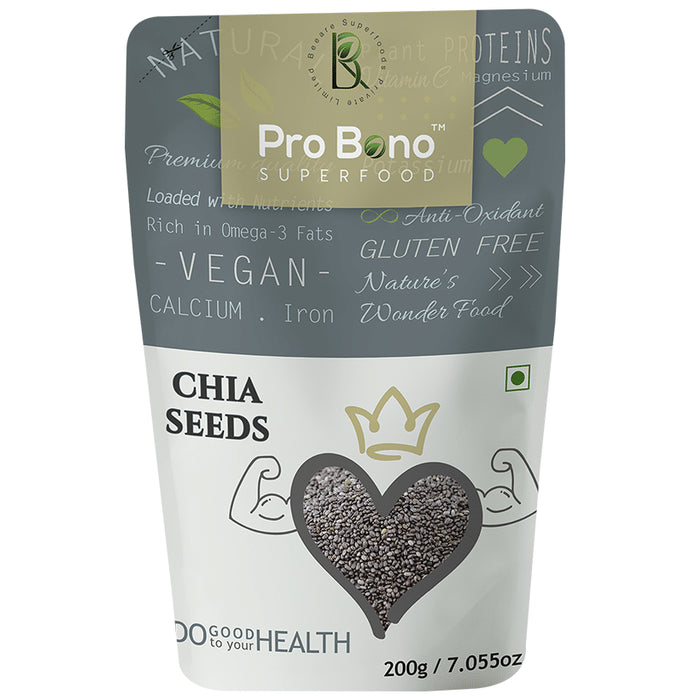 Pro Bono Superfood Chia Seeds - Nibasu