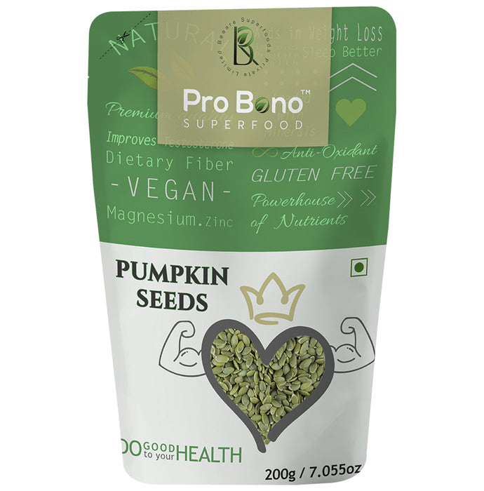 Pro Bono Superfood Pumpkin Seeds - Nibasu
