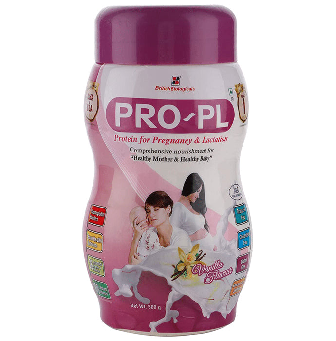 Pro-PL Protein Powder for Healthy Pregnancy & Lactation | Flavour Vanilla - Nibasu