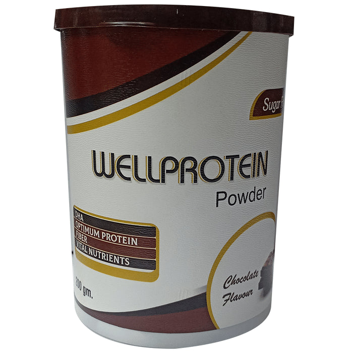 Wellprotein Powder Chocolate Sugar Free - Nibasu