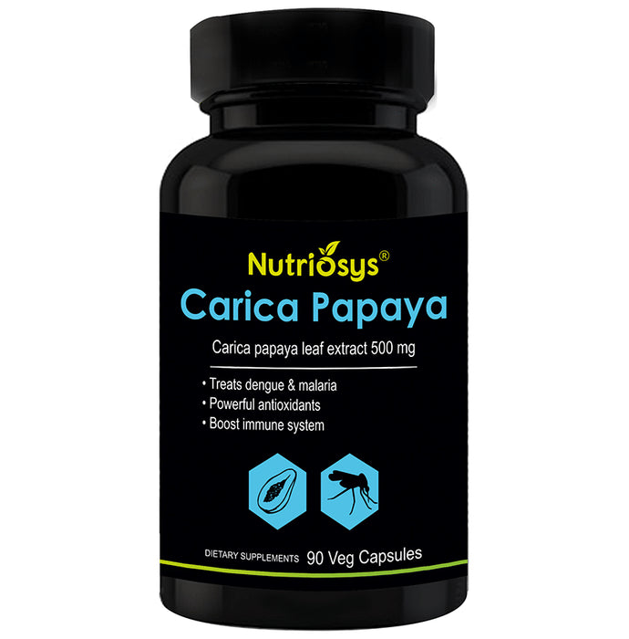 Nutriosys Carica Papaya Veg Capsule - Nibasu