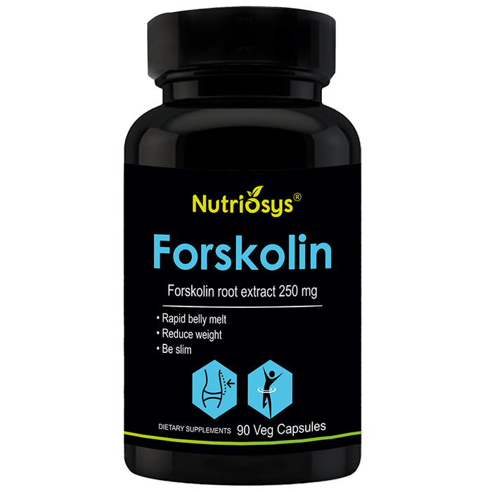 Nutriosys Forskolin (250mg) Veg Capsule - Nibasu