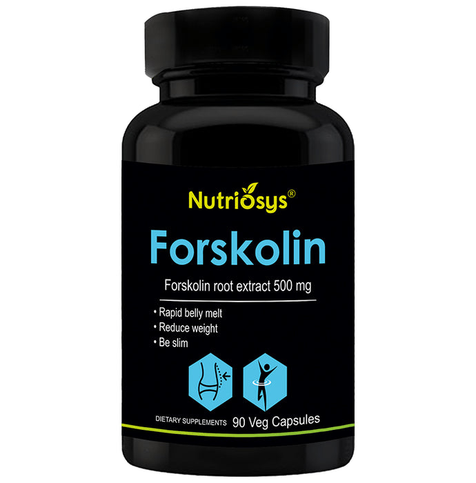 Nutriosys Forskolin (500mg) Veg Capsule - Nibasu