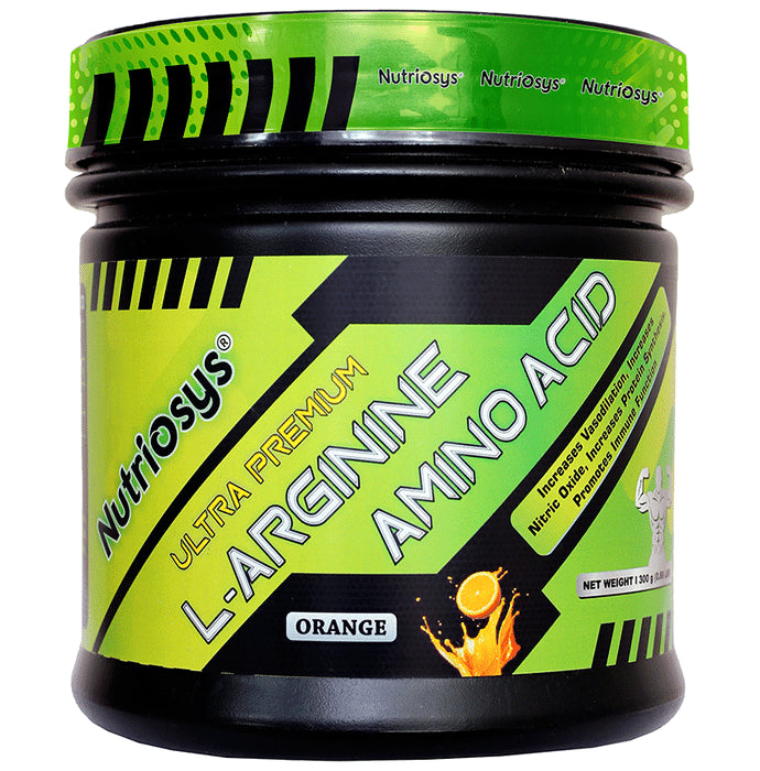 Nutriosys L-arginine Amino Acid Powder Orange - Nibasu