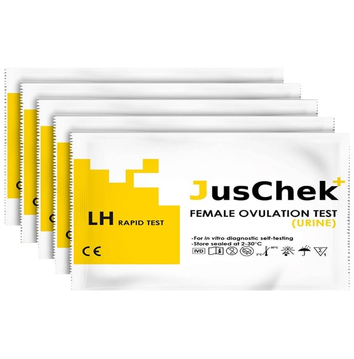 JusChek+ Ovulation Detection Kit to Identify Fertility Days for Pregnancy - Nibasu