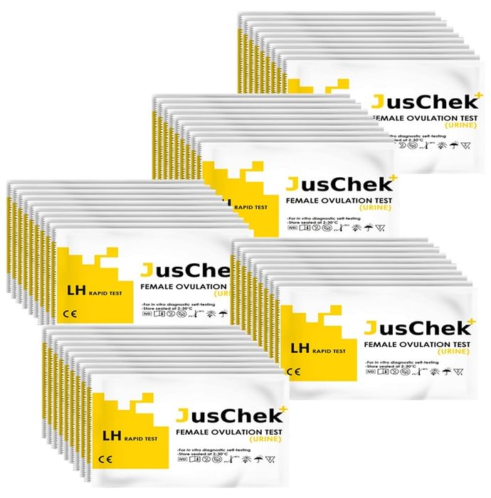 JusChek+ Ovulation Detection Kit to Identify Fertility Days for Pregnancy - Nibasu