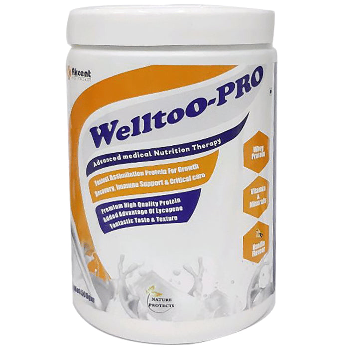 Welltoo Pro Protein Vanilla Powder - Nibasu