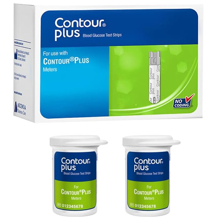 Contour Plus Blood Glucose Test Strip - Nibasu