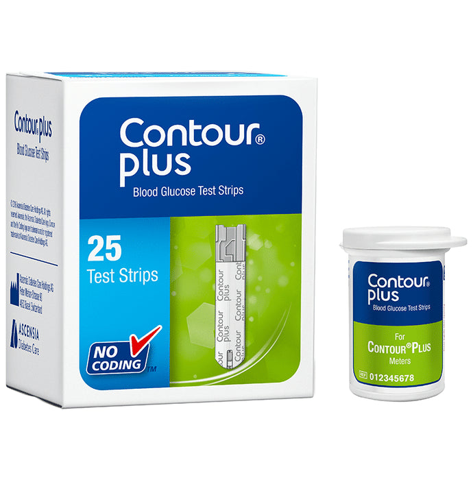 Contour Plus Blood Glucose Test Strip - Nibasu