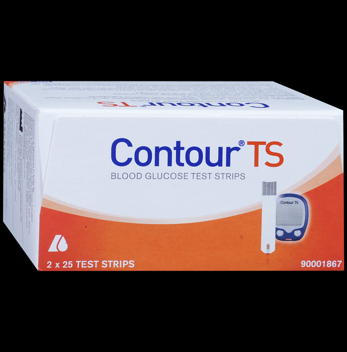 Contour TS Blood Glucose Test Strip (Only Strips) - Nibasu