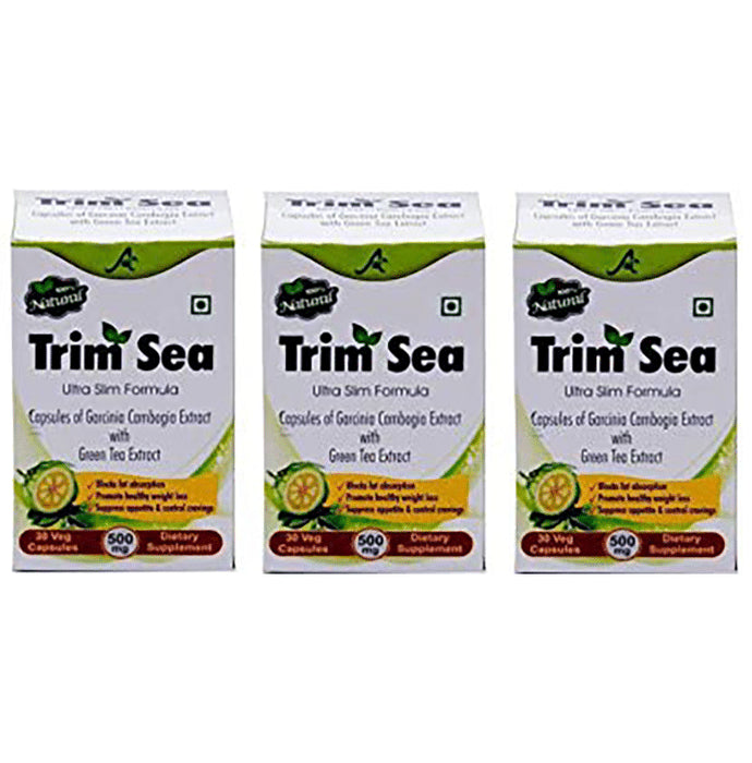 Trim Sea Trim Sea Ultra Slim Formula Veg Capsule (30 Each) - Nibasu