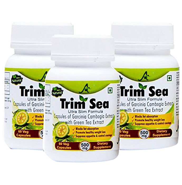Trim Sea Ultra Slim Formula Veg Capsule (60 Each) - Nibasu
