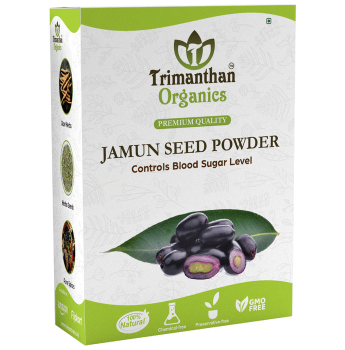 Trimanthan Organics Premium Quality Jamun Seed Powder - Nibasu