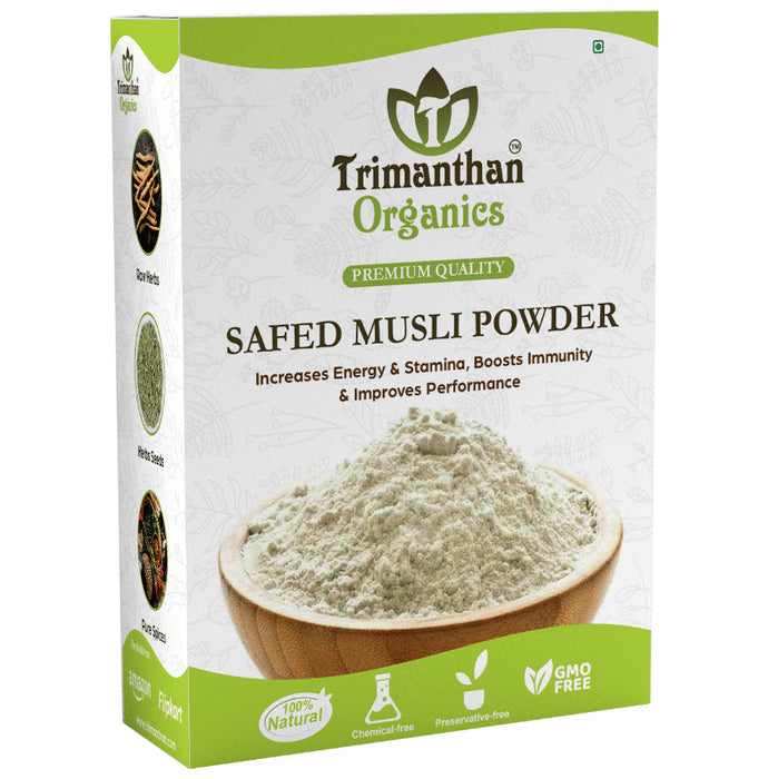 Trimanthan Organics Premium Quality Safed Musli Powder - Nibasu