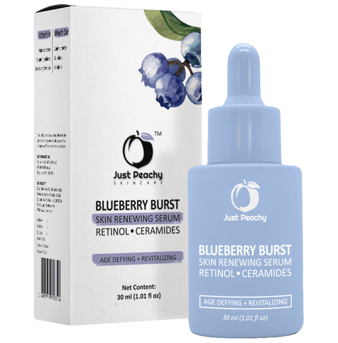 Just Peachy Blueberry Burst Skin Renewing Serum - Nibasu