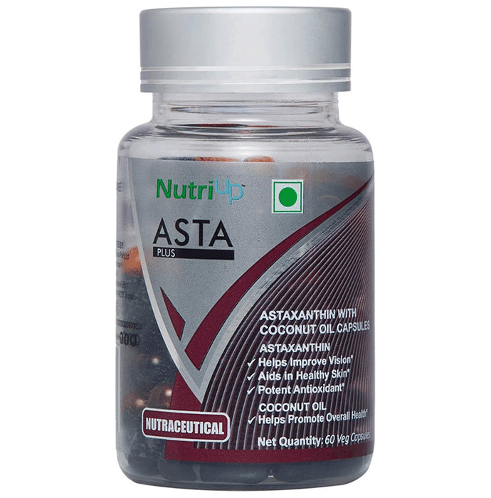 Nutriup Asta Plus 2mg Veg Capsules - Nibasu