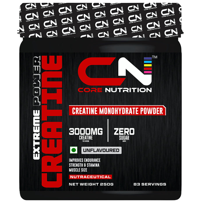 Core Nutrition Extreme Power Creatine Powder Unflavoured - Nibasu