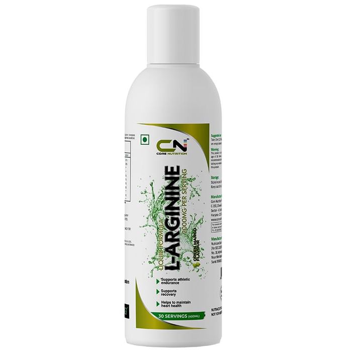 Core Nutrition L-Arginine Liquid Formula Green Mango - Nibasu