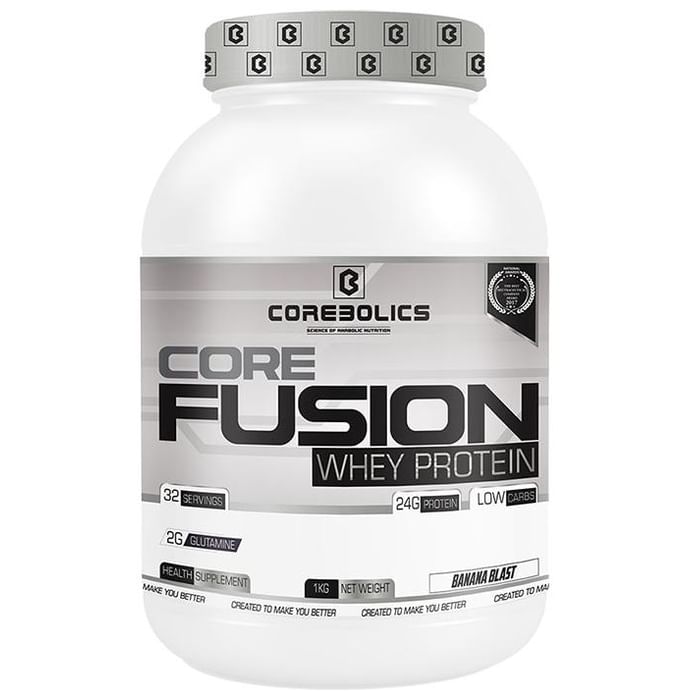 Corebolics Core Fusion Whey Protein Banana Blast - Nibasu