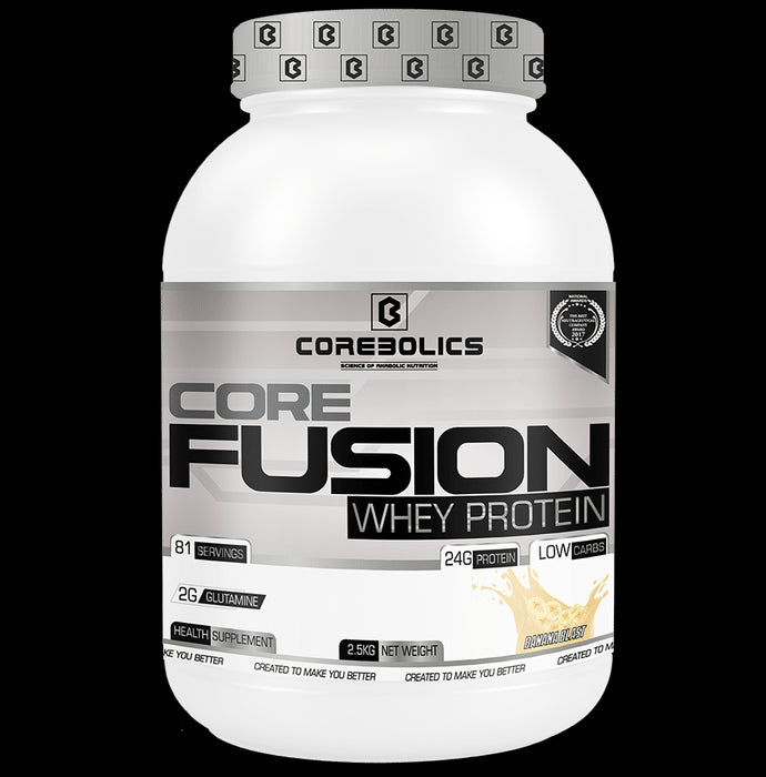 Corebolics Core Fusion Whey Protein Banana Blast - Nibasu